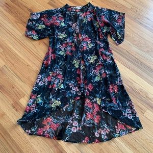 Band of Gypsies Floral Top / Coverup